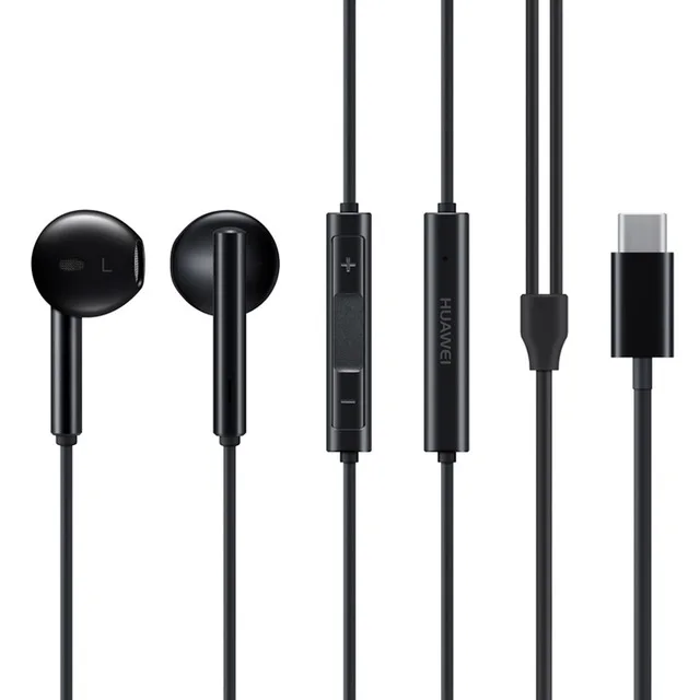 Оригинальные наушники HUAWEI CM33 USB Type C вкладыши гарнитура с микрофоном для Mate 10 20 30 Pro