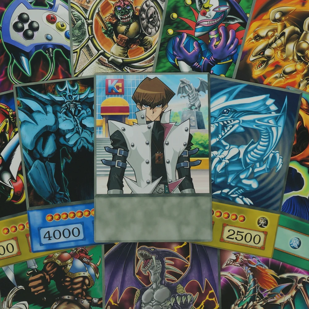 48 unids/set Yugioh Seto Kaiba cl&aacute;sico cubierta Orica Duelista Reino Unido ciudad batalla despertando a los dragones OCG arte estilo Anime tarjetas-0