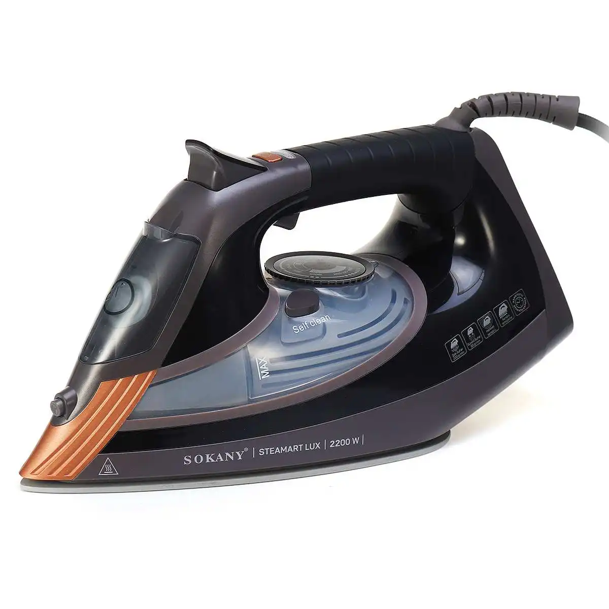 

Регулируемые электрические утюги для одежды, Утюг, паровые утюги, приборы для стирки одежды, многофункциональные утюги для одежды Flatiron 2200 В...