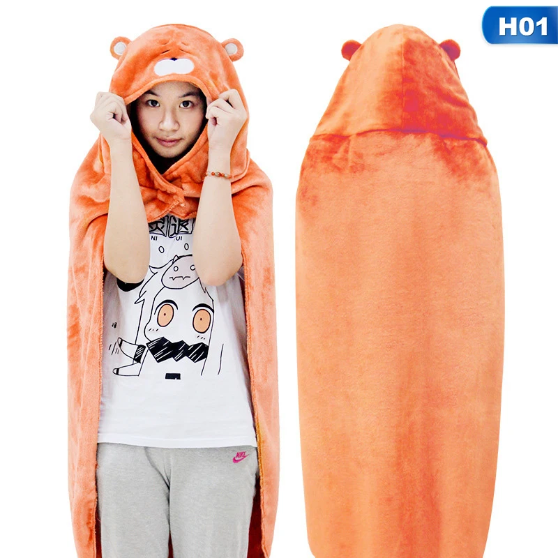 

Anime Himouto! Umaru Chan Cloak Flannels Blanket Sweet Lovely Soft Hoodies Anime Doma Cosplay Adult Costume Shimmer Shine Party