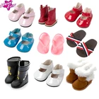 Обувь для кукол, ботинки из искусственной кожи с высоким берцем для кукол Нэнси American Paola Reina  BJD EXO, ботинки для кукол поколения, игрушка для девочек сделай сам, 14,5 дюйма