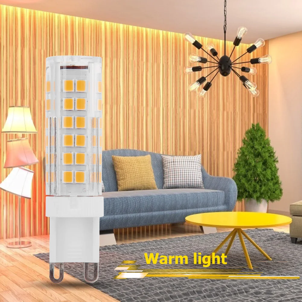

1pc LED Corn Bulb Oven Light Mini Halogen Light Replace Bulbs Chandelier Home Living Room Lighting White/Warm Light