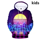 Детская толстовка с капюшоном, на возраст от 3 до 14 лет