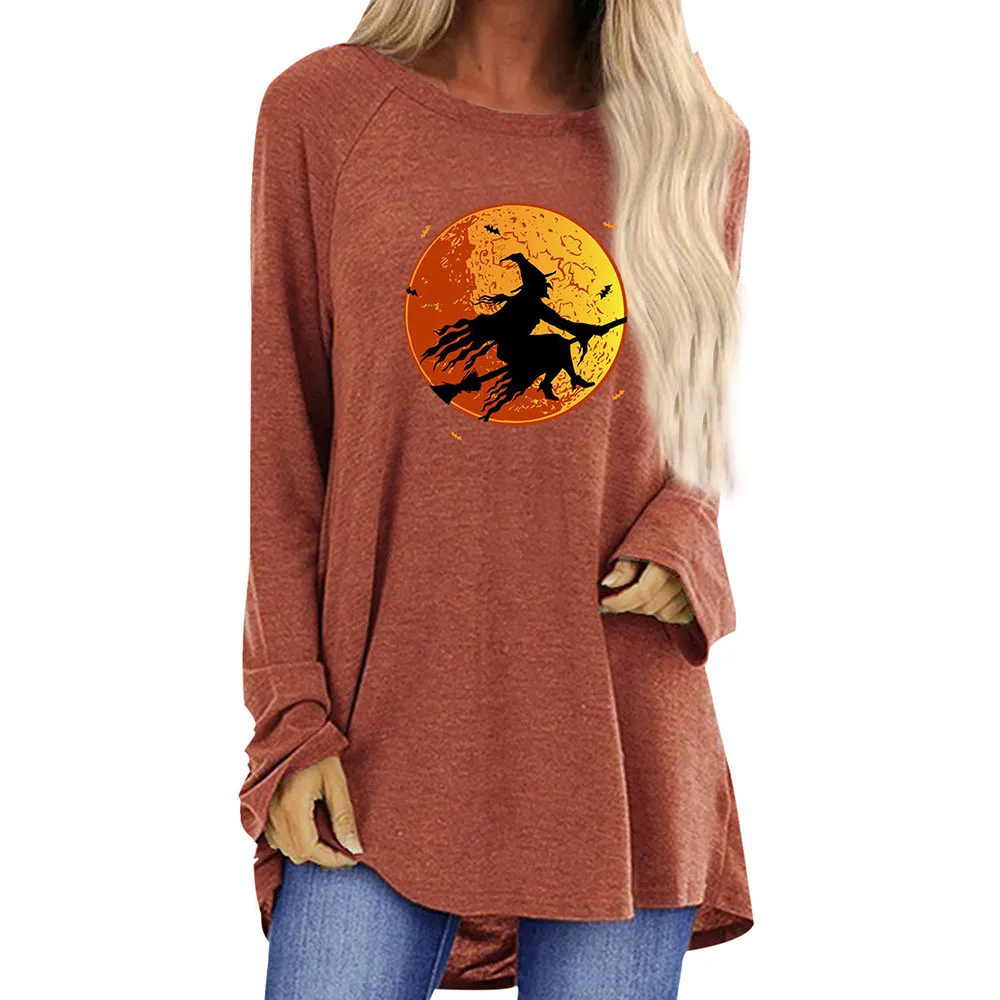 

Женский свитшот с длинным рукавом, свободный однотонный Повседневный Топ с круглым вырезом и принтом для отпуска, популярный свитшот для ве...