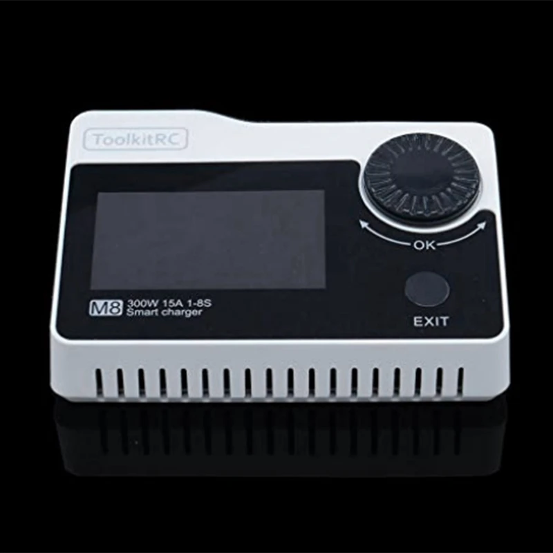 Toolkitrc M8 Battery 300W 15A Charger Cell Checker Servo Tester Receiver & Variable Dc Output Controller 2-8S For Rc Whit | Спорт и