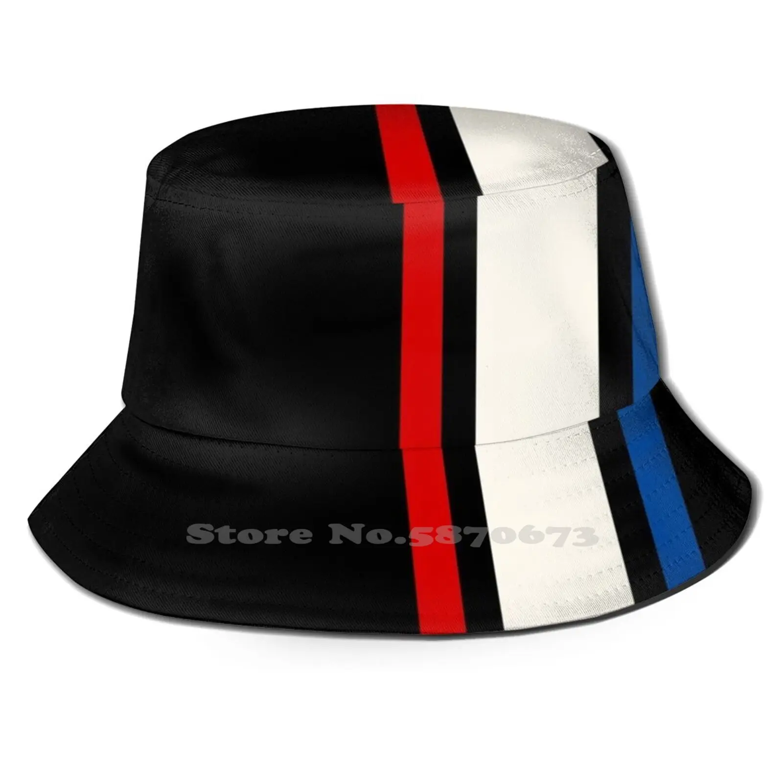 

South Korea Racing Stripes No. 4 Outdoor Sun Fishing Hats Retro Vintage Old School Car Racing Muscle Sport Auto Motor