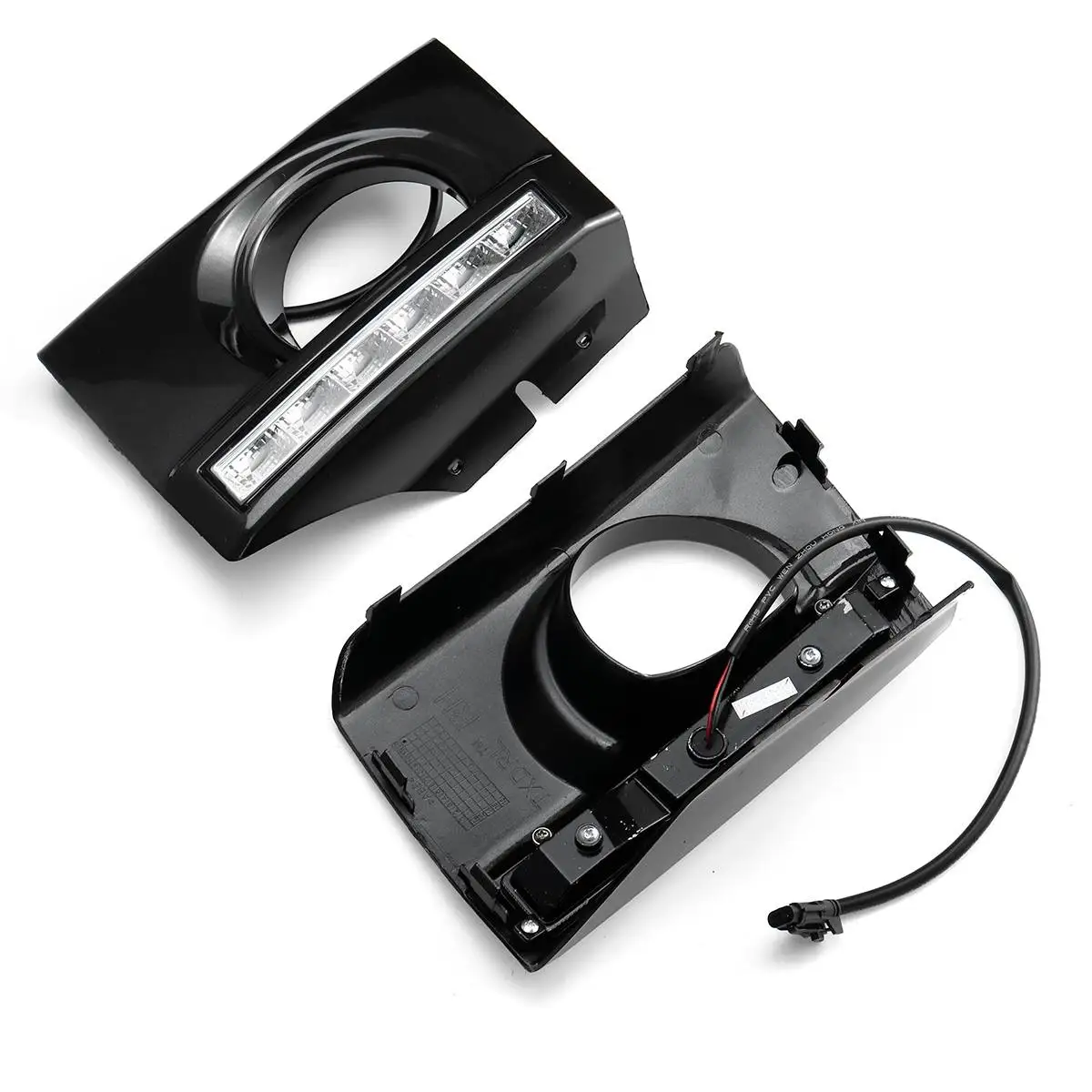 Пара светодиодный DRL Габаритные огни лампы для hyundai Tucson 2005 2006 2007 2008 2009 сигнальная лампа спереди белый свет аксессуары