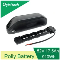 52v 17 5ah ebike batteries frame polly lithium ion battery 18650 cells pack electric bike battery for 1000w 1500w bafang battery