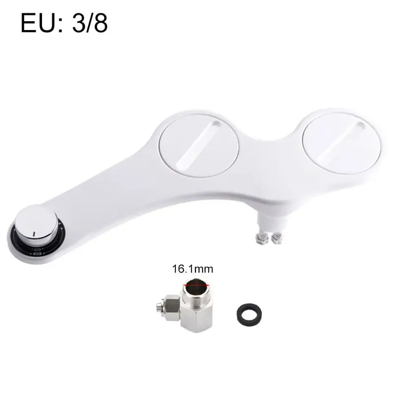 

X37E Frontal Rear Feminine Wash Dual Nozzle Bidet Sprayer Toilet Seat Attachment