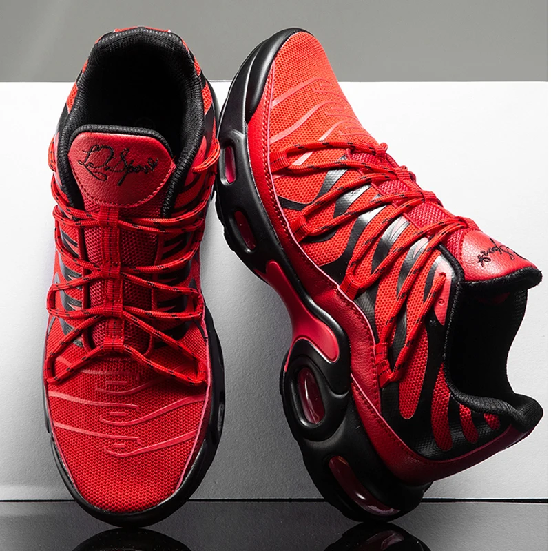 

New Breathable Running Shoes Men Light Weight Running Sneakers Cushion Walking Footwears Big Size 39-46 Mens Sneakers Male