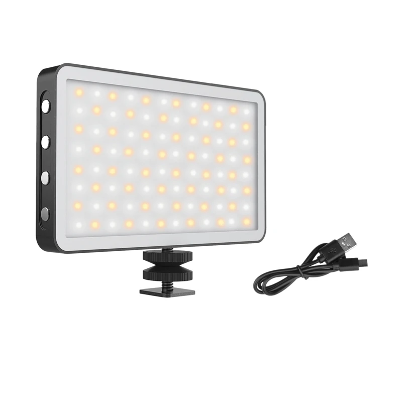 

SHOOT Photography Lights,Rechargeable 4000MAh LED Video Light 3000K-6500K Video Light for Vlog Video Conference Lighting