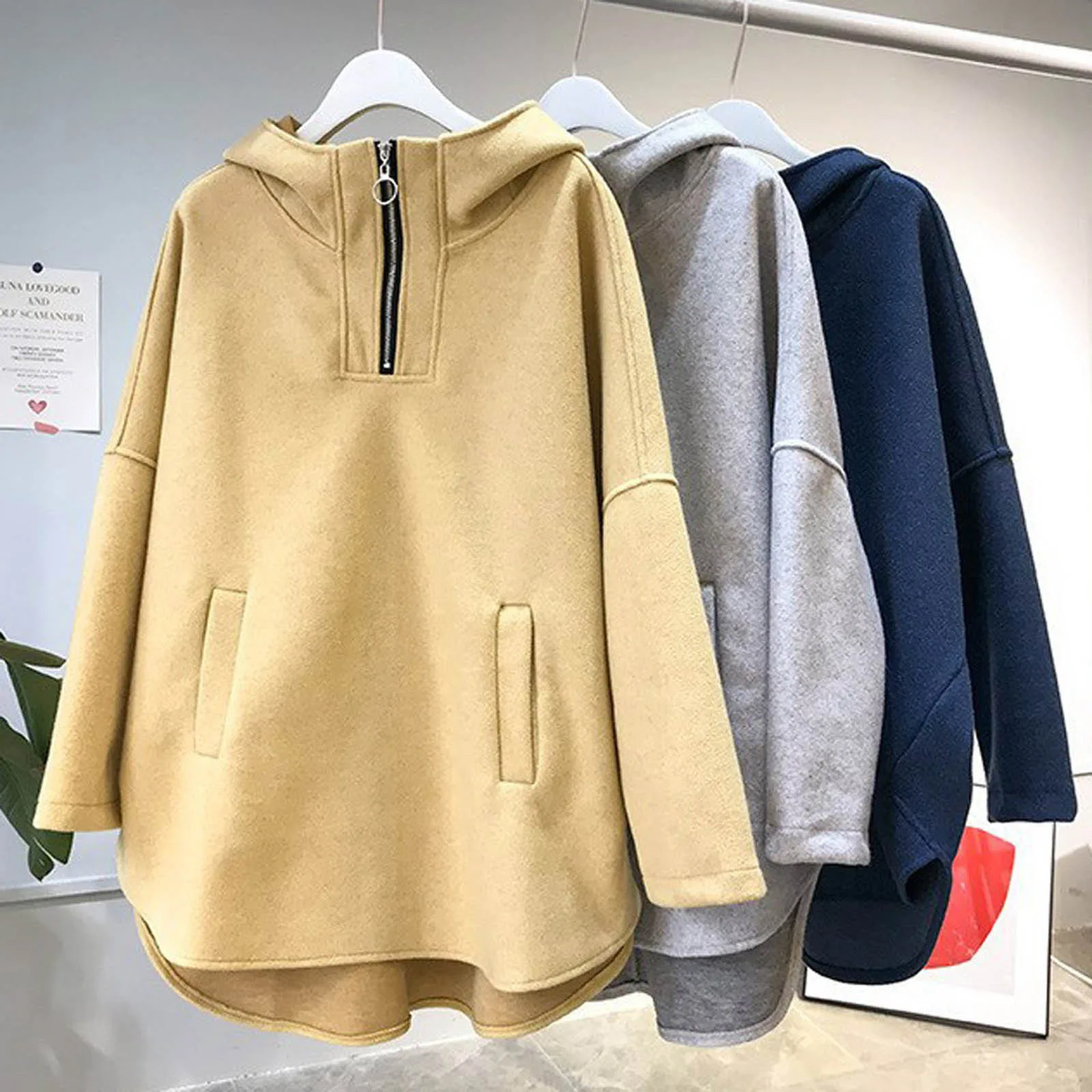 

Sweatshirt Women 2020 Winter korean Harajuku Sweatshirts Streetwear Casual Long Sleeve Crewneck Oversized Hoodies Pullover Tops