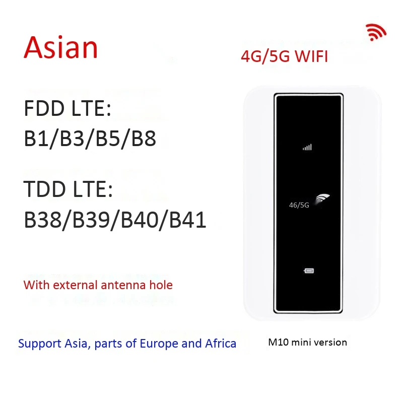 

4G MiFi 4G Wi-Fi маршрутизатор 150 Мбит/с поддерживает 5G автомобиль с сим-картой мобильный точку доступа Wi-Fi со слотом для SIM карты