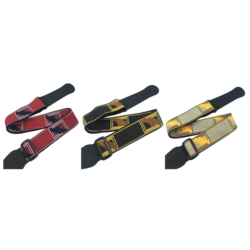 

Винтаж хлопчатобумажный ремень для гитары, для бас-гитары/электрогитары/акустической гитары, отличный подарок для мужчин/женщин, мужчин