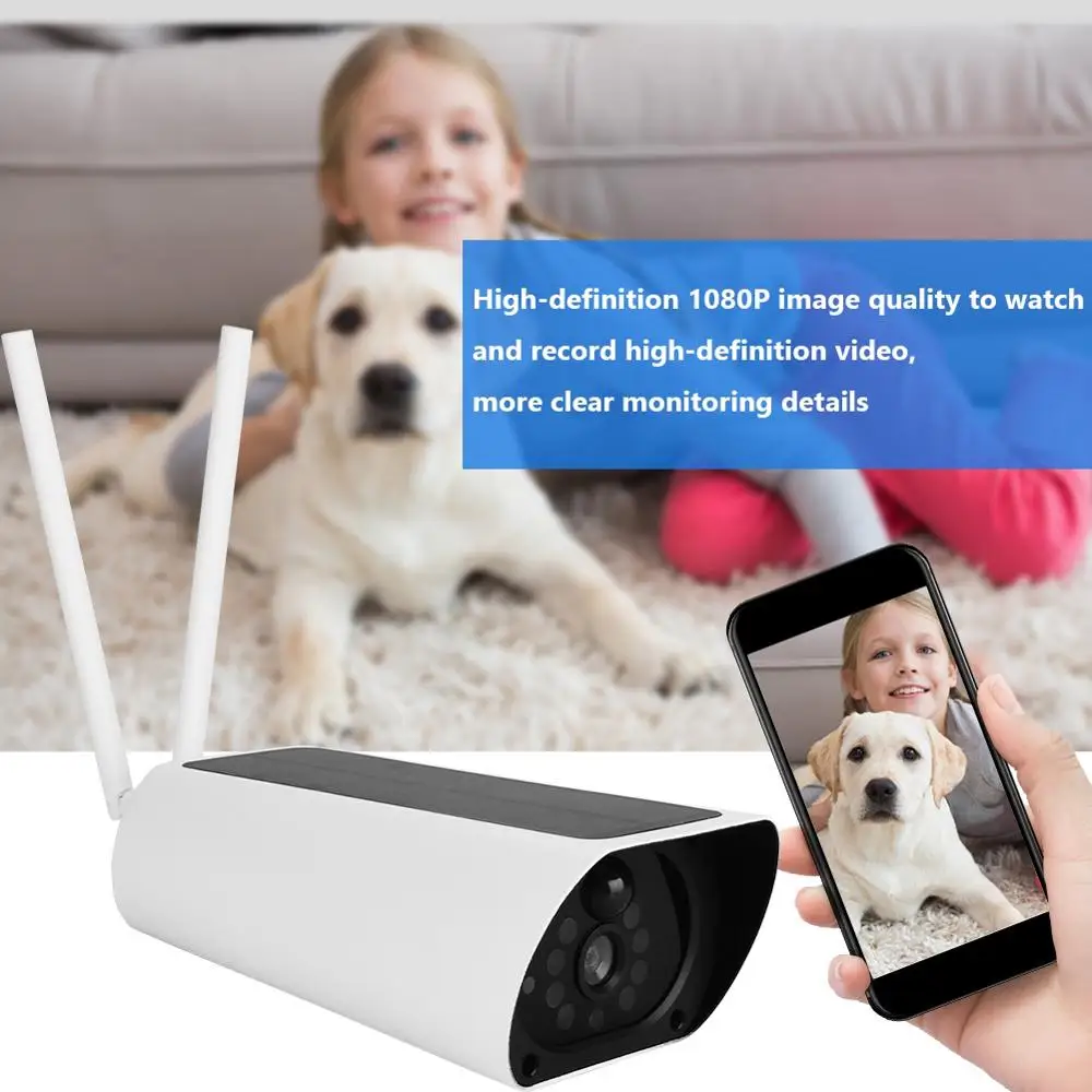 IP камера 4G на солнечной батарее 1080P водонепроницаемая|Камеры видеонаблюдения| |