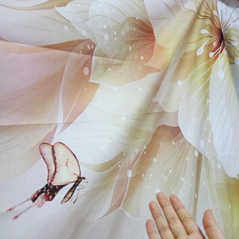 Европейский 3d крутой яркий гобелен с цветочным принтом настенный большого