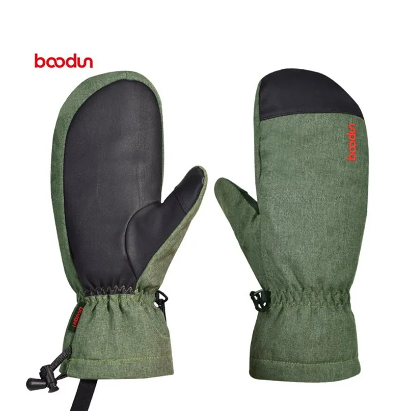 Лыжные перчатки зимние теплые для сноубординга мужские и женские варежки