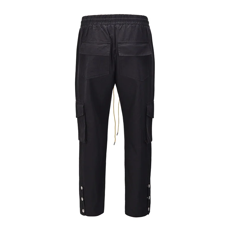 

2020 Summer New Multi-pocket Cargo Pants Sports Style Straight-leg Pants Men Women Loose Pants Casual