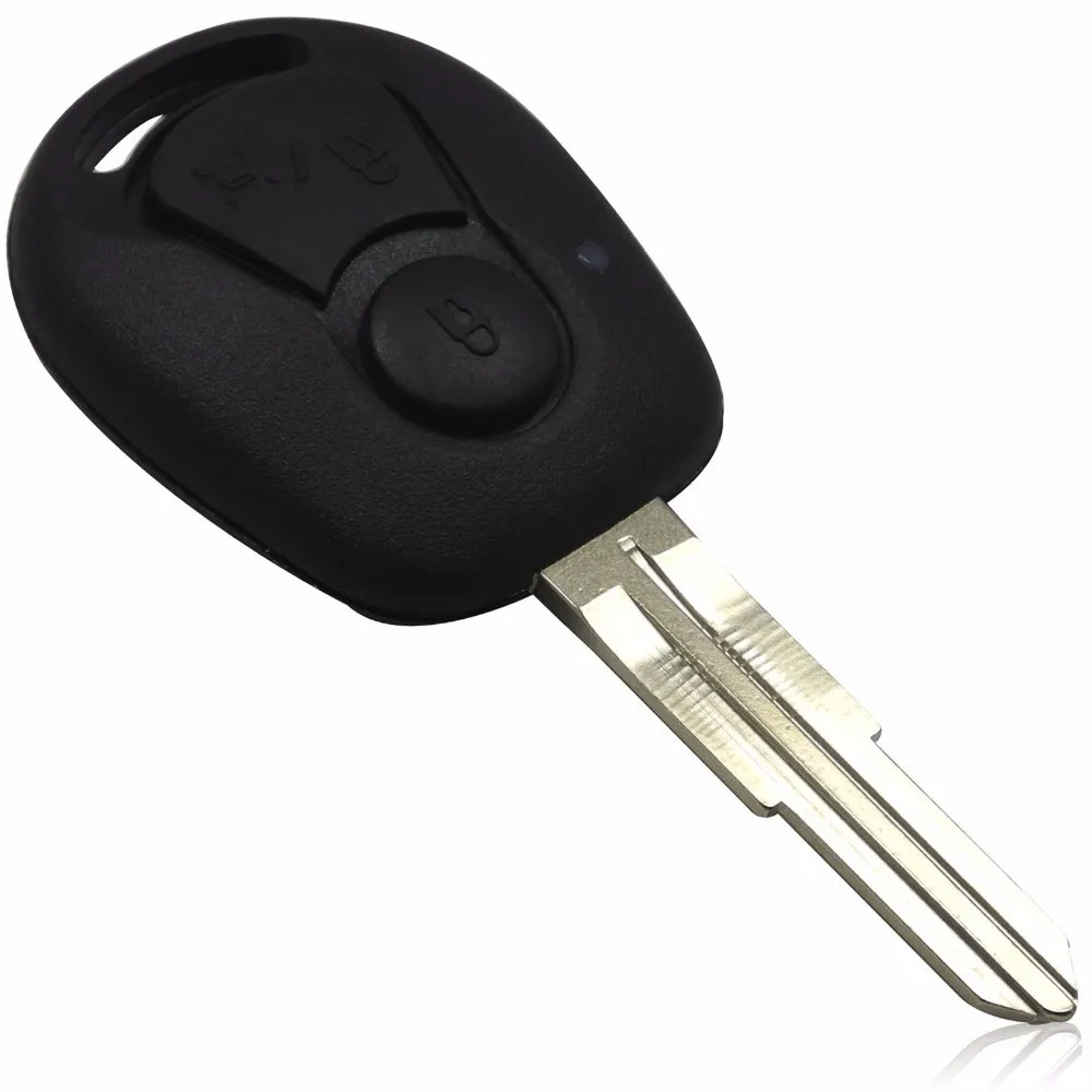

Keychannel 1PCS 2 Buttons Car Key Shell Fob Case For SSANGYONG ACTYON KYRON REXTON Replacement Remote Shell SSY3 Blade