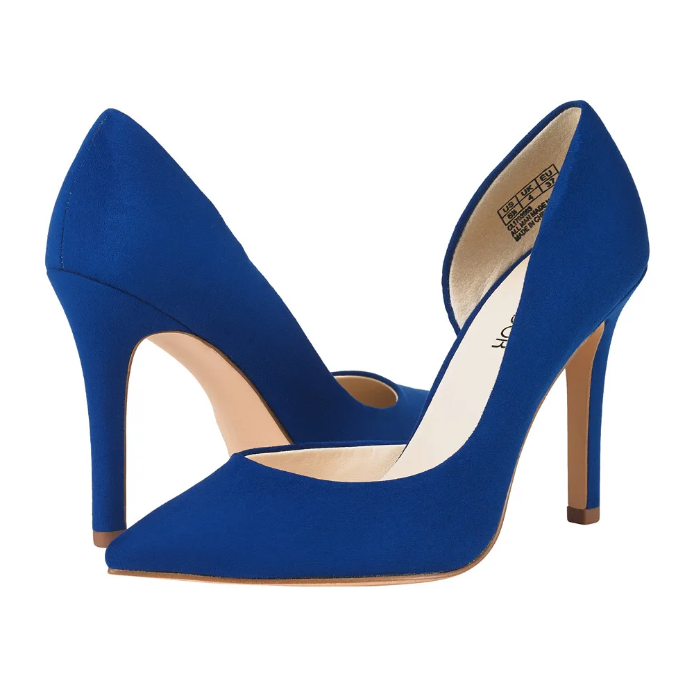 

Classic High heel Pumps Sandals Cut-out Heel Stilettos High Heels Point Toes Womens Party Shoes Nightclub Pumps Plus Size 36-42