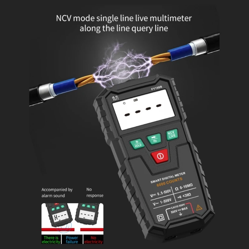 

T21D 5999 Counts High Precision NCV/live Firewire Recognition Professional and Multifunction Smart Manual Integration