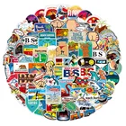 50100 шт. крутые летние пляжные наклейки для серфинга морские тропические бикини сексуальные серии виниловые наклейки багаж гитара велосипед автомобиль граффити бомба