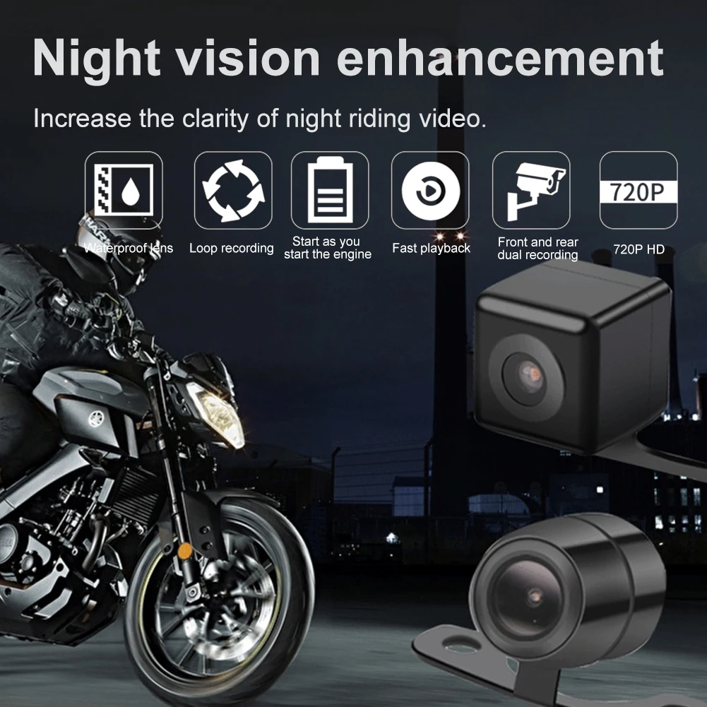 1080p Loop Recording Dash Cam Car 3.0 Inch Screen Motorcycle HD USB Recorder Waterproof 500 Megapixel DVR Camera Recorde 30 |