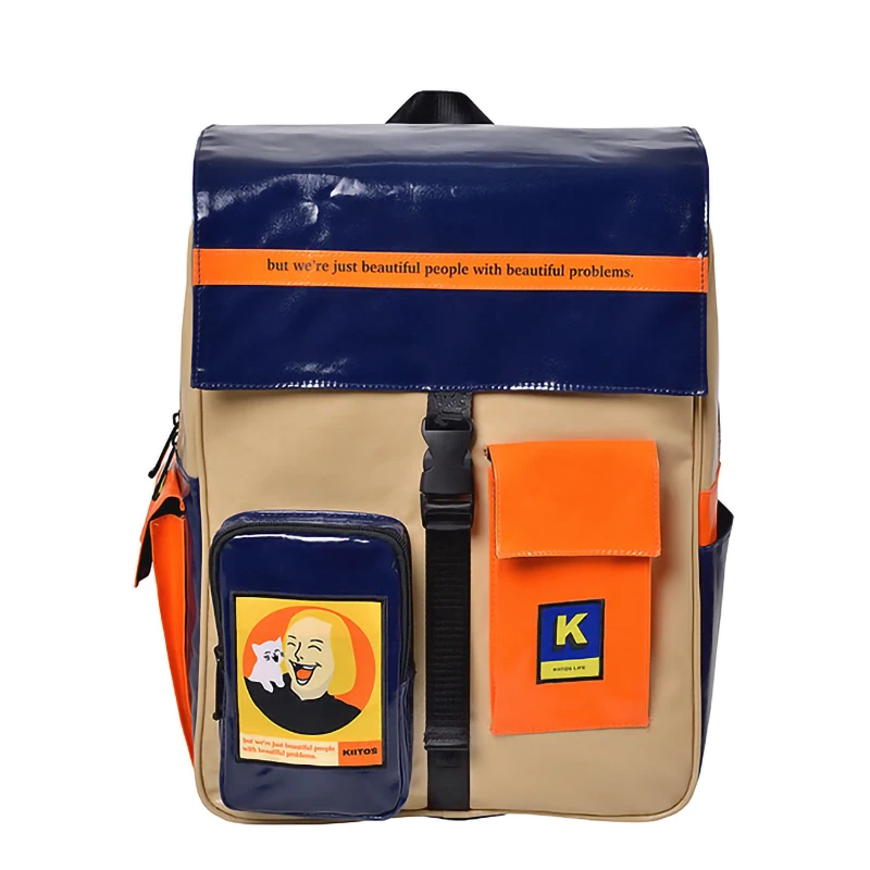 Оригинальная контрастная женская сумка на плечо дорожный мешок для пар подходит