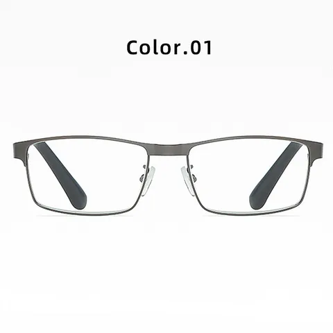 Мужские деловые очки для чтения YOOSKE, из нержавеющей стали, пресбиопические оптические очки + 1,0, 1,5, 2,0, 2,5, 3, 3,5, 4,0