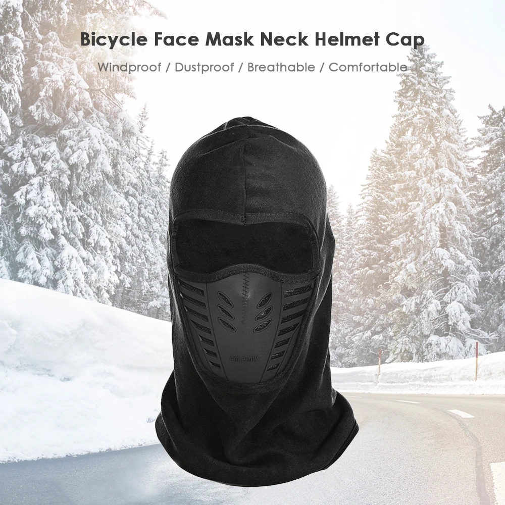 Зимняя ветрозащитная флисовая шапка унисекс для мотоцикла | Аксессуары одежды