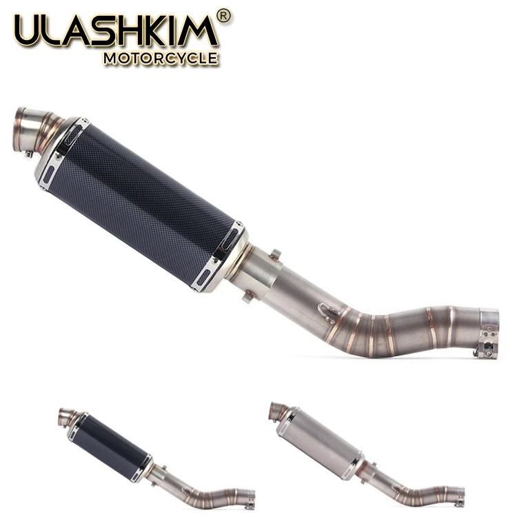 

Motorcycle Full System Exhaust Escape Muffler Middle Link Pipe Slip On For suzuki GSXR1000 GSX R1000 GSXR 1000 2003-2006 Q