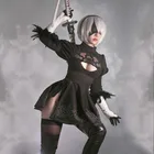 NieR:Automata Yorha No.2, Тип B, косплей Нил, механический возраст, женский косплей 2b, Косплей Аниме