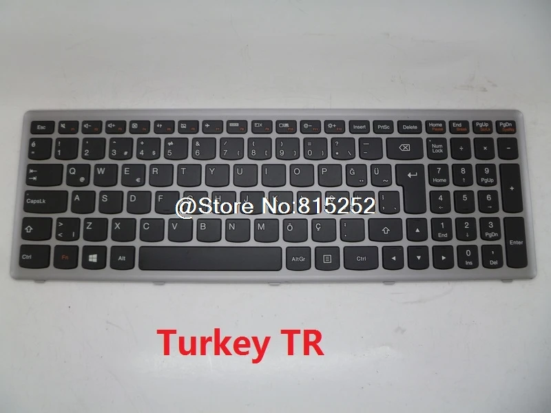 Клавиатура для ноутбука lenovo Z500 P500 P500T Z500A Русский RU Италия IT Hungary HU HG японский JP JA иврит HB с рамкой с подсветкой