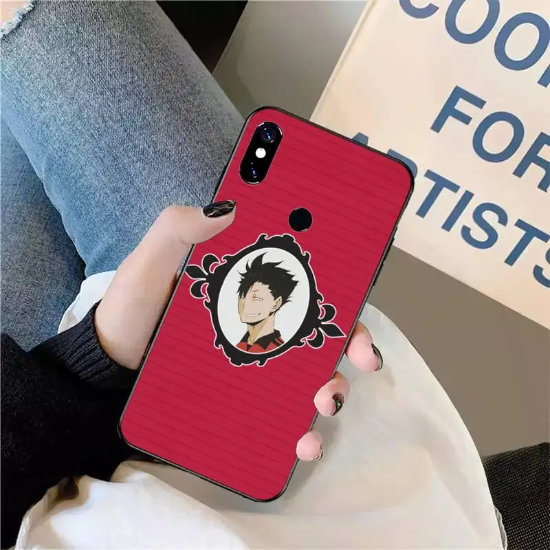 

Anime volleyball Kuroo Tetsurou Haikyuu Phone Case For Xiaomi Redmi note 7 8 9 t max3 s 10 pro lite coque funda shell cover