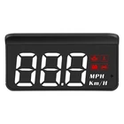 Проектор на лобовое стекло автомобиля, HUD OBD2, предупреждающая система температуры воды, проектор, автомобильные аксессуары для автомобиля черного цвета