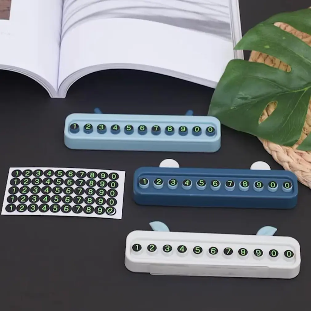 

Автомобильные товары, парковочный знак, мультяшный телефонный знак, пластиковый автомобильный временный Многофункциональный телефонный з...