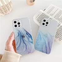 gradient marble clear phone case for iphone xr xs max x 11 12 13 pro max 7 8 plus se2020 vintage colorful transparent back cover