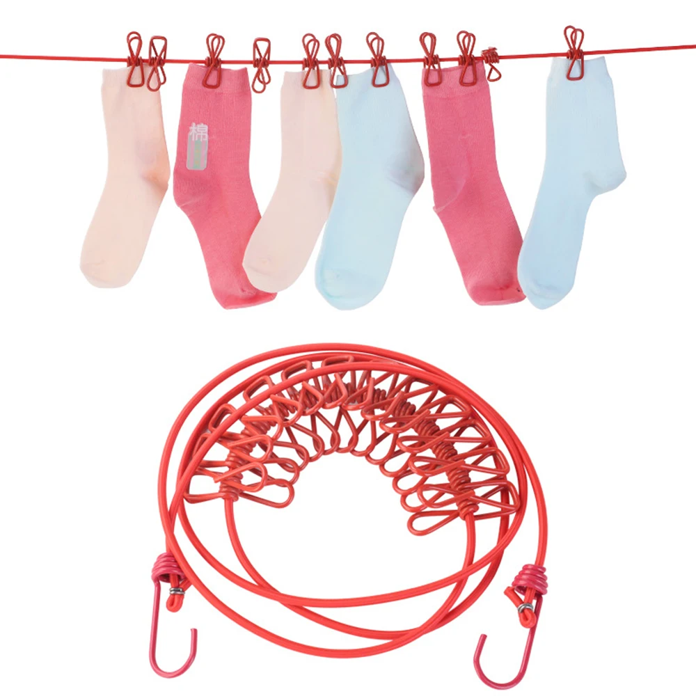 1 шт. 190 см 12 зажимов вешалки для одежды сушилка многопортовая поддержка