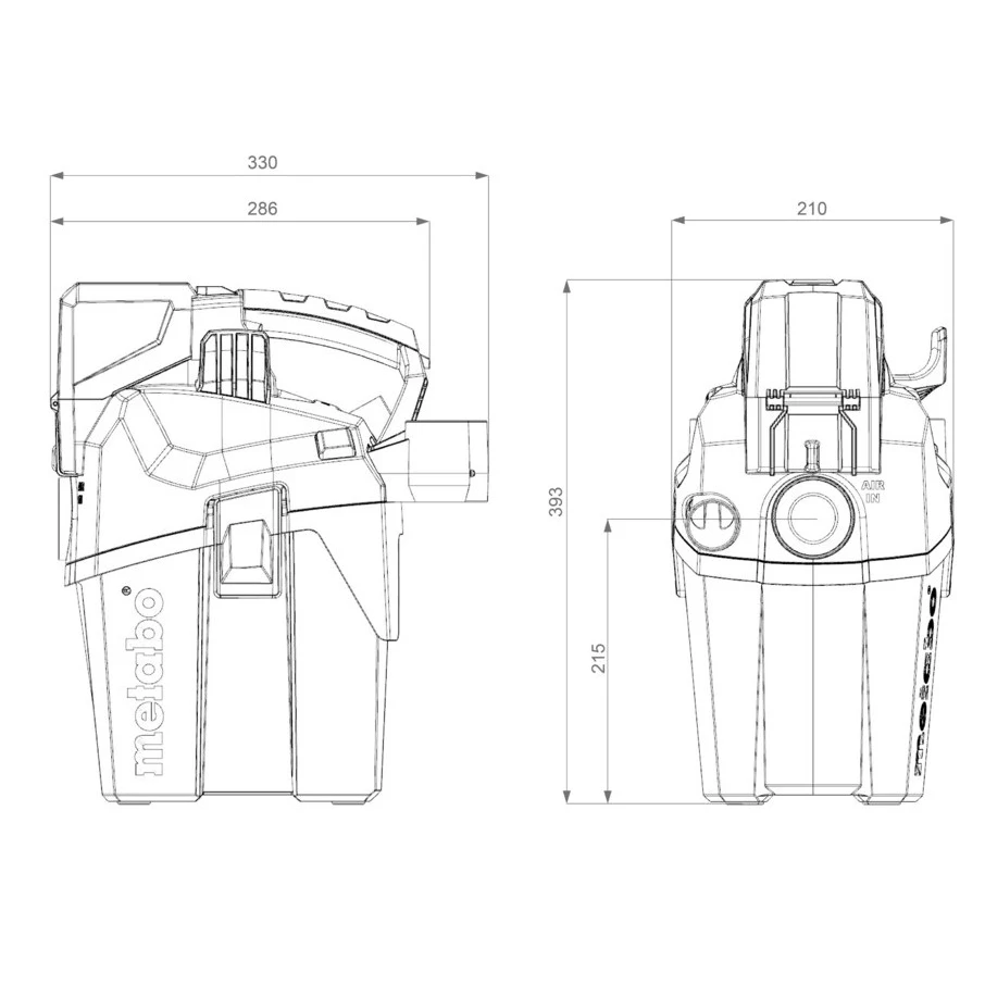 Пылесос Metabo AS 18 L PC Compact 602028850 | Бытовая техника