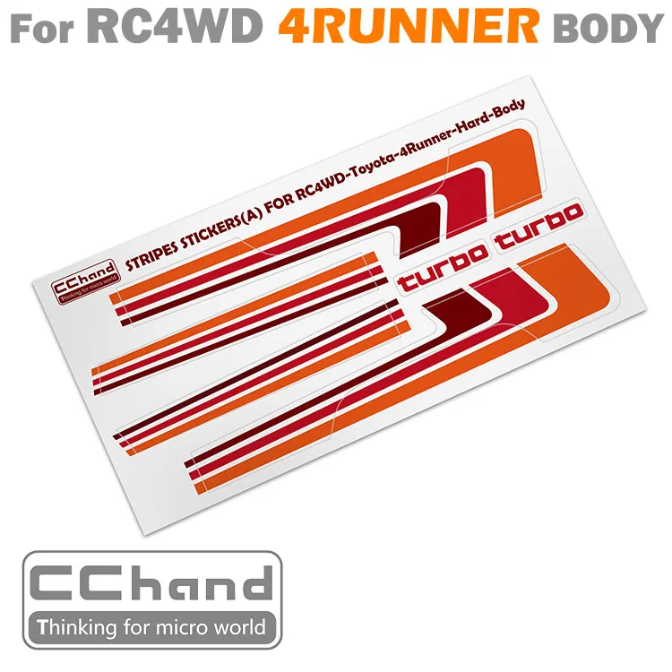 Наклейка на корпус для RC4WD 4runner Body 1/10 rc car toy|Детали и аксессуары| |