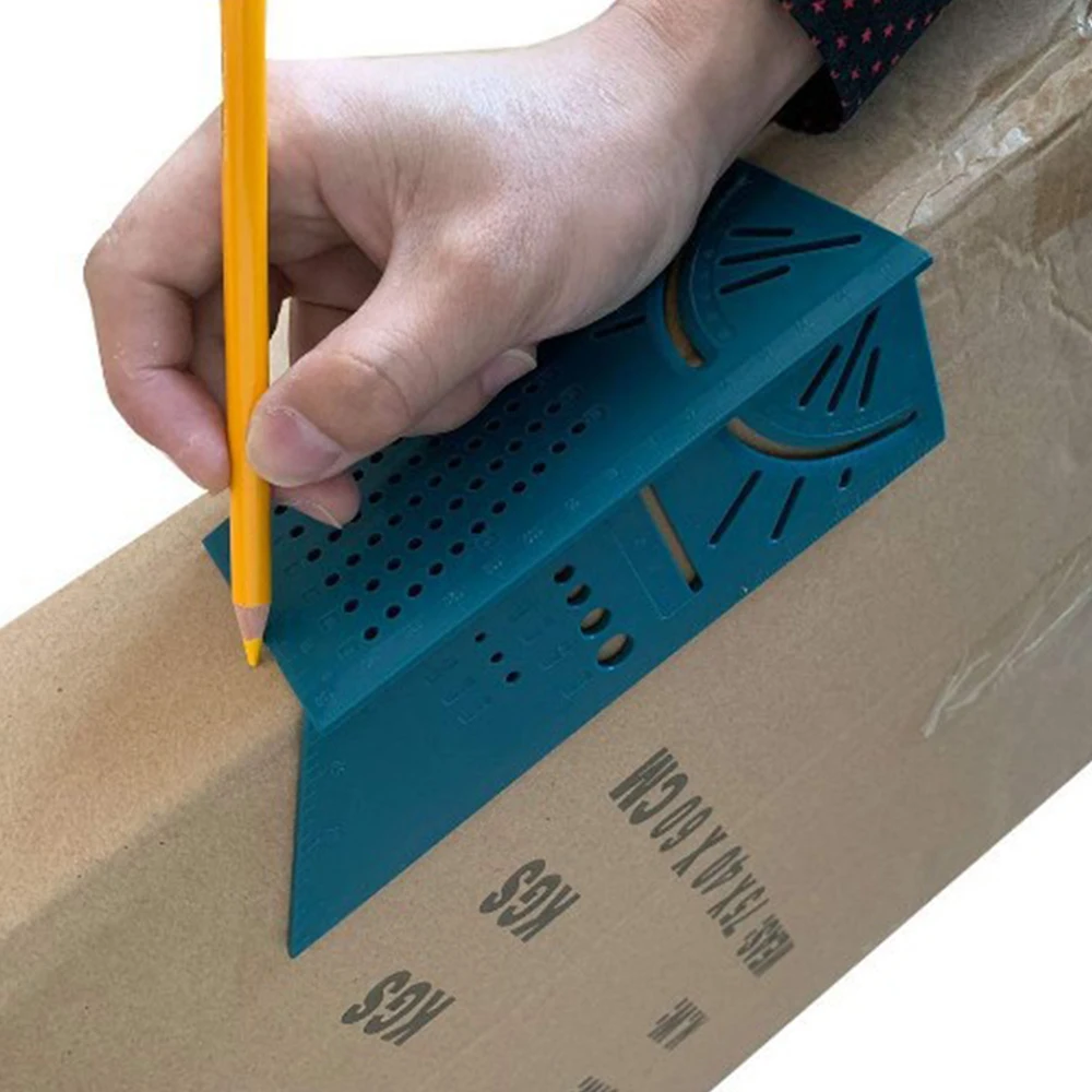 3d пластиковая Т образная линейка точный измерительный инструмент для столярных