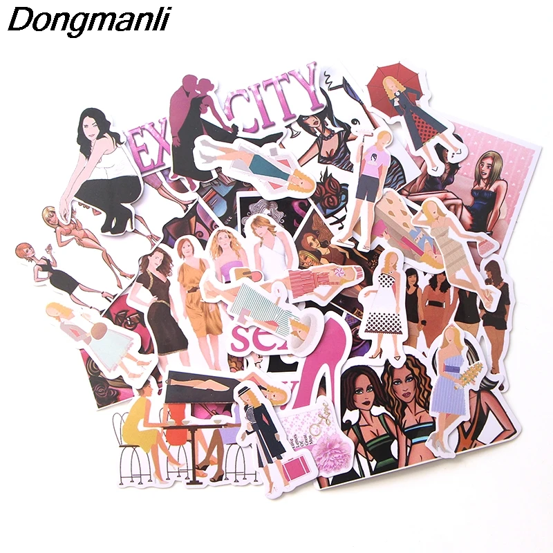 PC59 22 шт./компл. секс и город Скрапбукинг наклейка s для гитары ноутбука багаж автомобиля холодильник наклейка в стиле граффити
