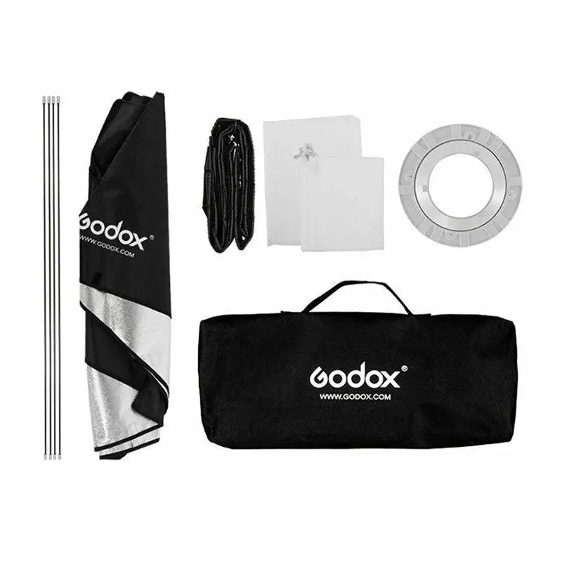 Kuulee Godox 22x90 см прямоугольник Bowens крепление полосы софтбокс + сетка для студийной