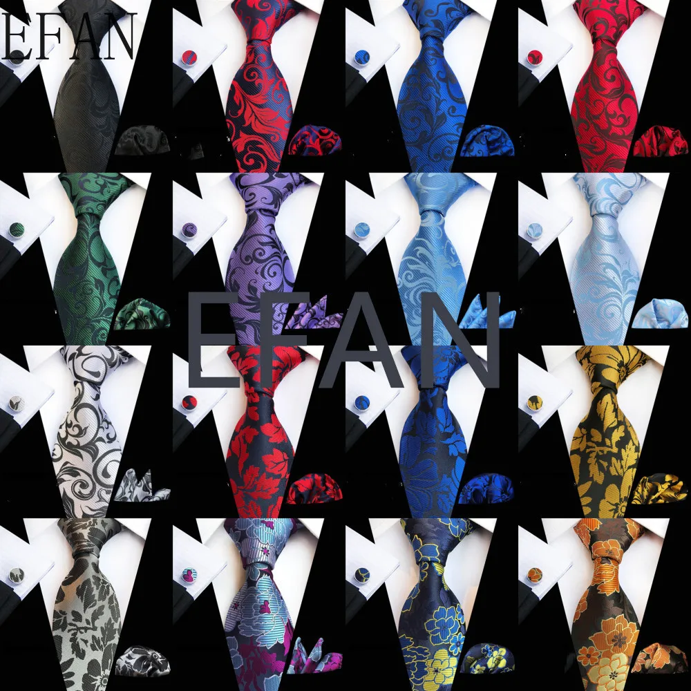 Новый модный клетчатый цветочный галстук в клетку для мужчин цвет: синий зеленый