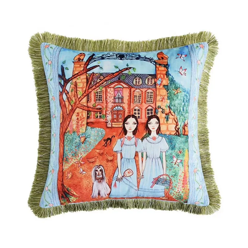 Роскошная бархатная искусственная наволочка 2021 чехол для подушки в виде