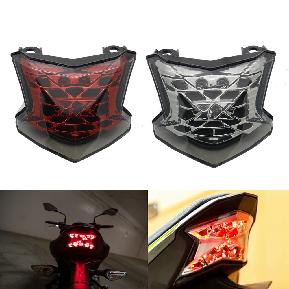 Мотоциклетный задний светильник s светодиодный тормозной стояночный указатель