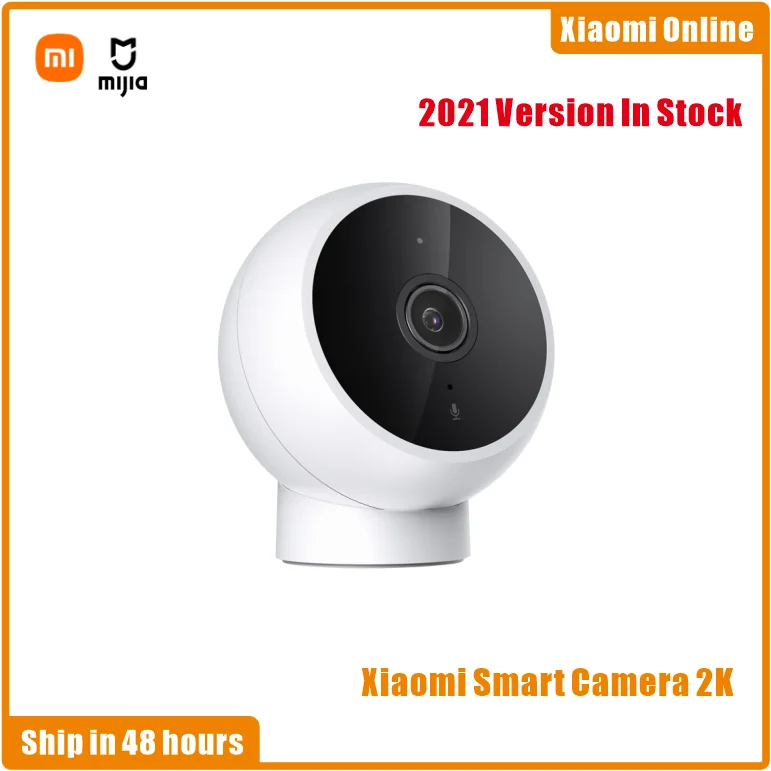 2021 Xiaomi Mijia смарт камера стандарта 2k 1296P 180 Угол 2 4G WiFi ИК Ночное Видение IP65