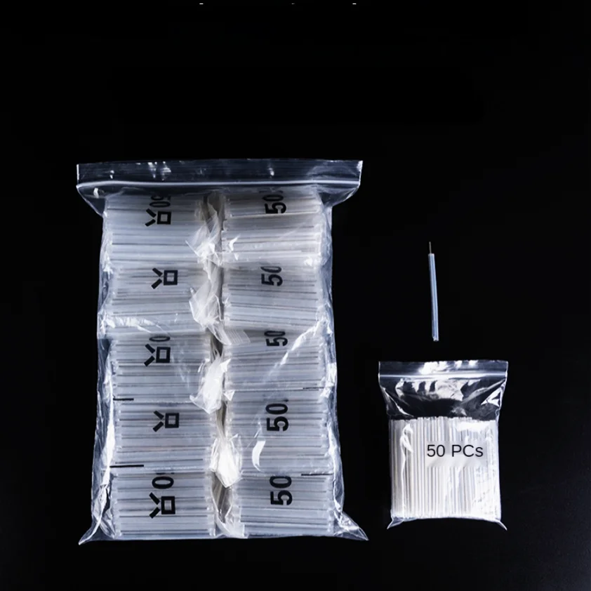 1000pcs Optical Fiber Thermal Shrinkage Tube Bare Fiber Thin  Optical Cable Protective Tube Hot Melt Head 60mm