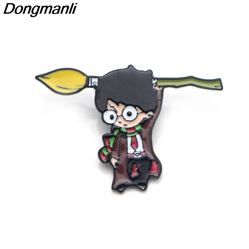 

DZ1059 Magic Academy Movie Creativity Enamel Pins Badge for Backpack Collar Lapel Pin Hat Jewelry Gifts for Friends