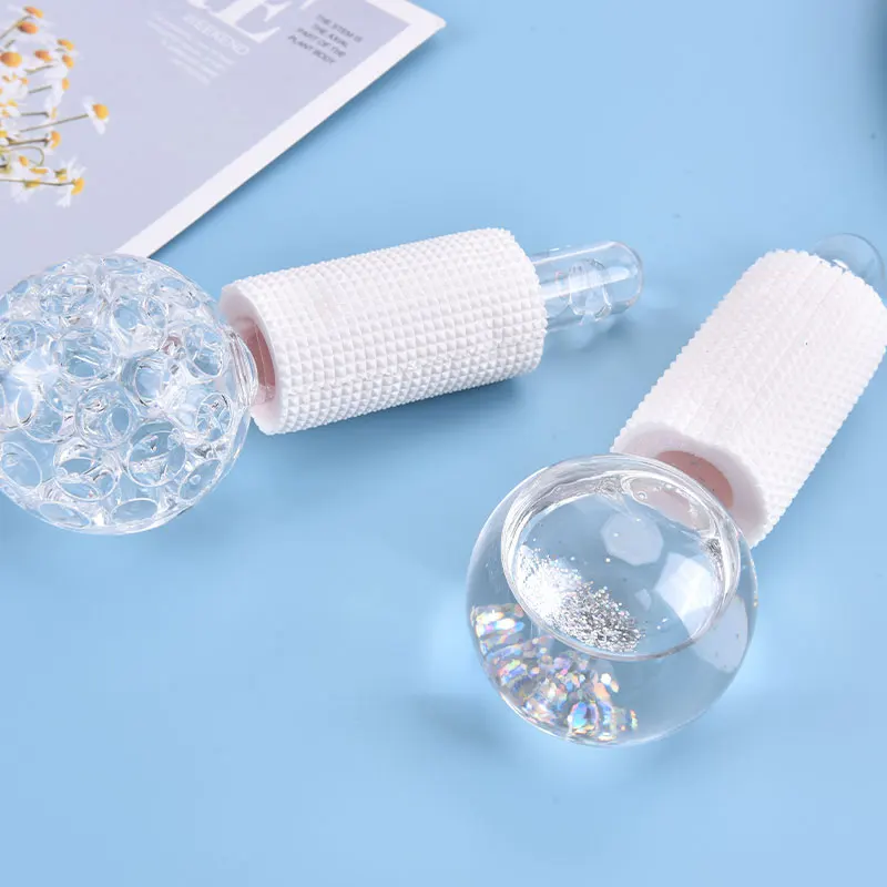 

1PC Facial Cooling Ice Globes Water Wave Massage Skin Care Large Beauty Ice Hockey Energy Beauty Crystal Ball For Face and Eye